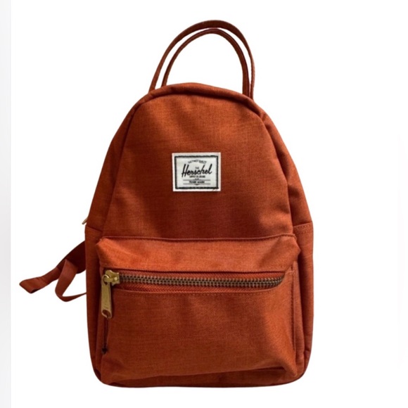 Hershel Nova Handbags - Herschel Nova Mini Backpack – Rust/Orange – Pre-Owned (Great Condition)